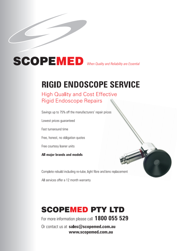 Rigid Endoscope Repairs